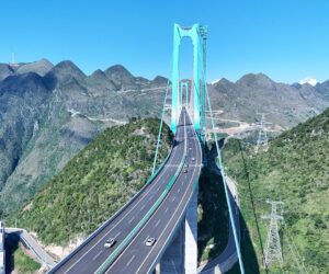 China opens world’s reported largest span bridge over Beipan River valley to traffic