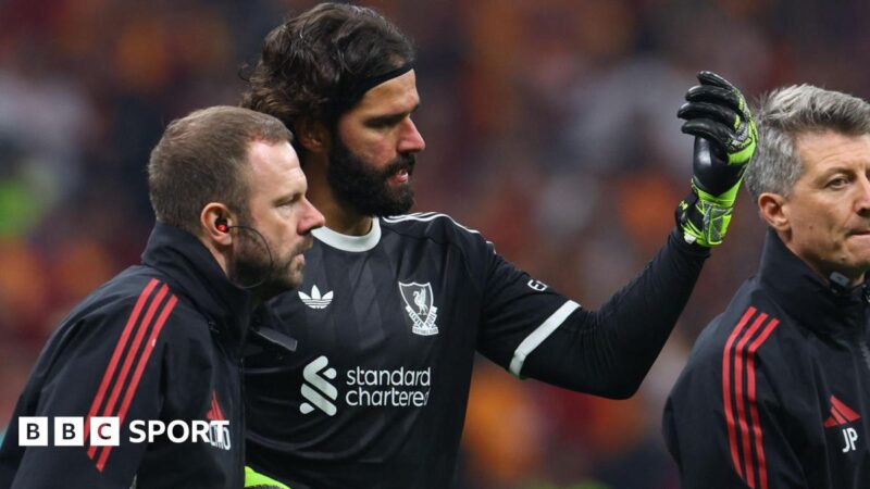 Injured Liverpool goalkeeper Alisson ‘will not play on Saturday’