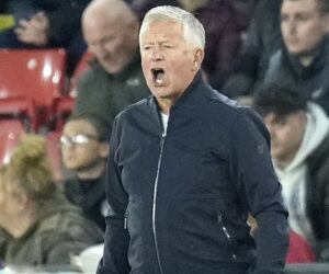 Sheffield United’s Wilder sent off for booting ball into stands