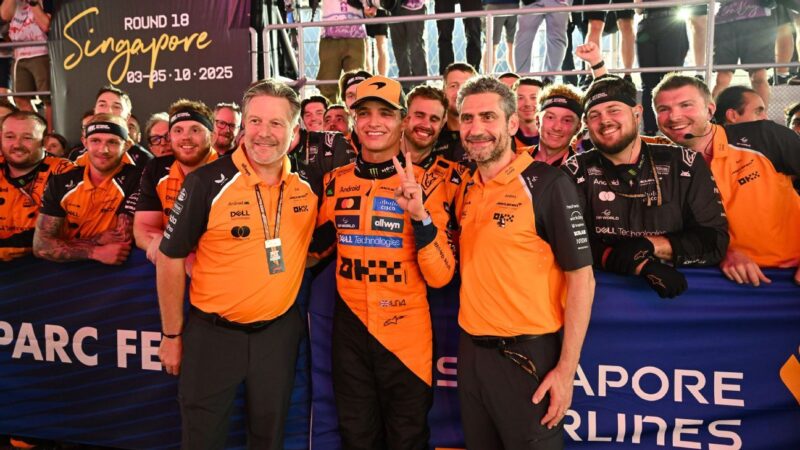 McLaren win back-to-back F1 constructors’ championship; 10th overall