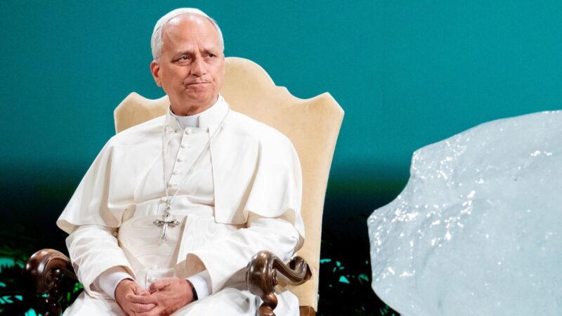 Pope Leo XIV Blesses Huge 20,000-Year-Old Chunk Of Greenland Ice
