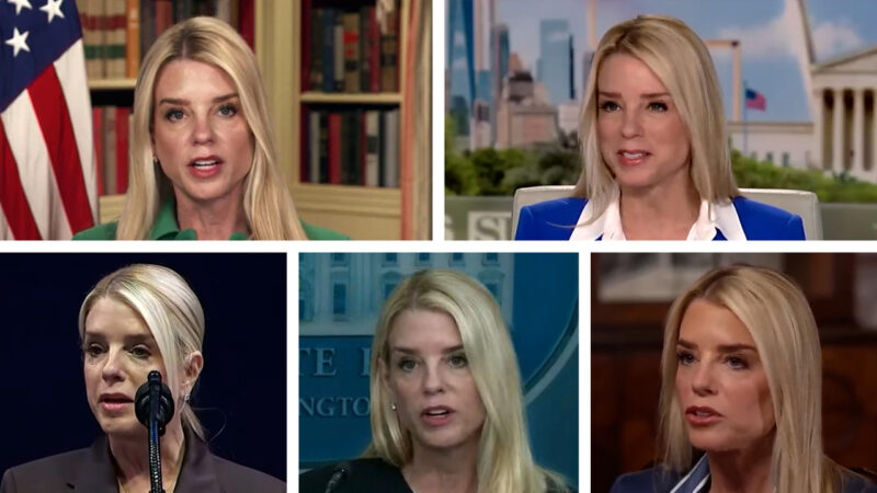 Pam Bondi's effusive praise of Trump