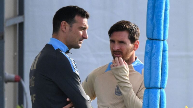 Scaloni: Won’t take ‘risks’ on Messi fitness