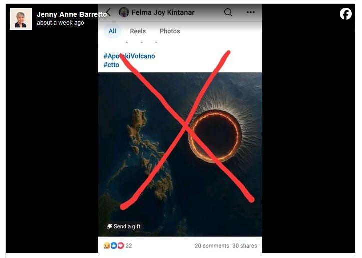World’s Largest Volcanic Caldera Becomes Viral Fake News