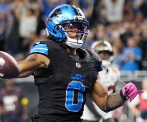Lions knock Bucs out of first behind Jahmyr Gibbs’ big night