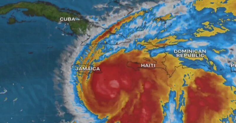 Hurricane Melissa takes aim at Jamaica
