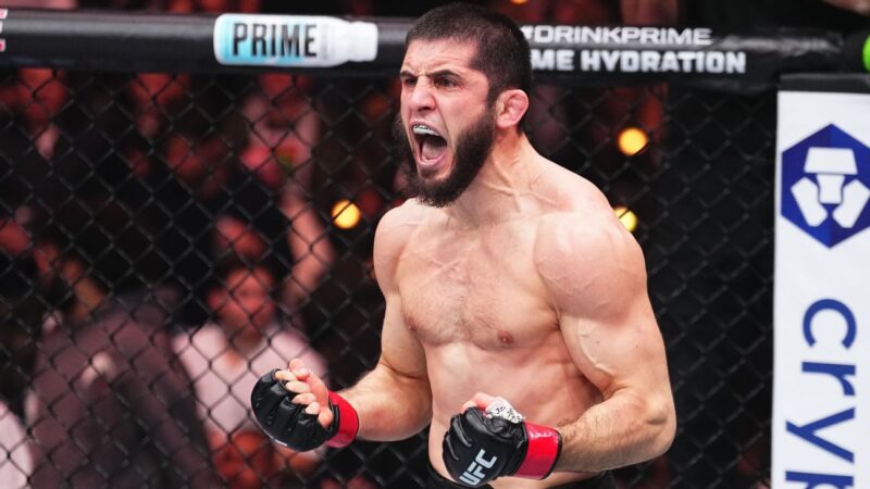 Islam Makhachev, if he wins title at UFC 322, eyes Ilia Topuria