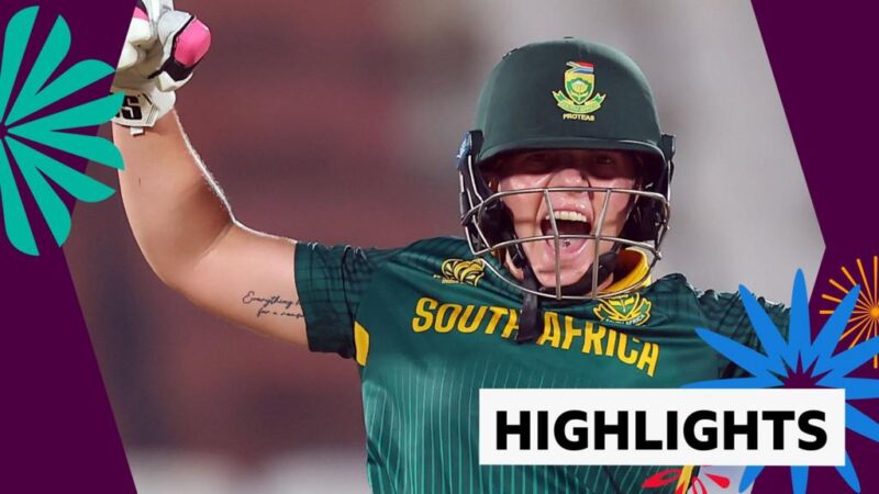 Women’s Cricket World Cup: South Africa v Bangladesh – highlights