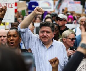 Illinois Gov. Pritzker addresses ‘No Kings’ rally in Chicago