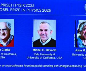 Nobel Physics prize awarded to U.S. trio for discoveries in quantum mechanics