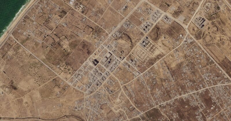 Satellite images reveal extent of destruction in the Gaza Strip