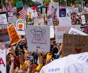 Democrats rally at No Kings to protest Trump — but many say they’re also unhappy with their own party