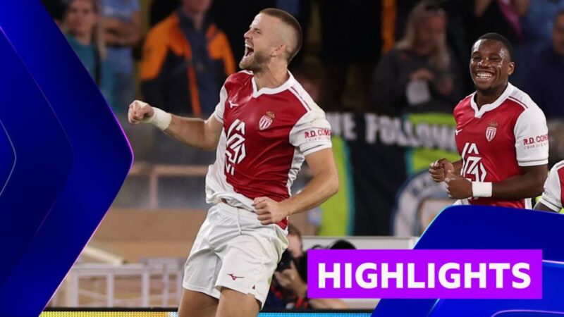 Champions League Highlights: Monaco 2-2 Man City