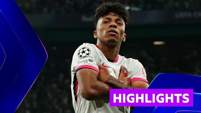 Champions League: Sporting CP 2-1 Marseille – highlights