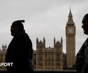 Grand Sumo Tournament: Wrestlers charm Britain with Royal Albert Hall takeover