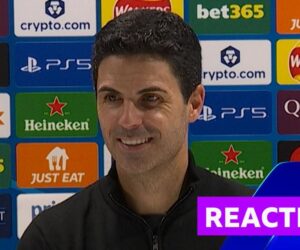 Arsenal 4-0 Atletico Madrid: Mikel Arteta praises Viktor Gyokeres