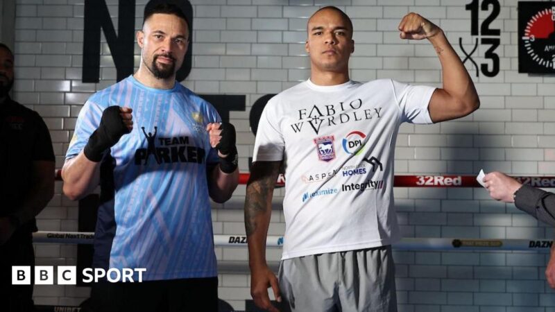 Parker vs Wardley: From watching Parker in the pub to facing him at the O2