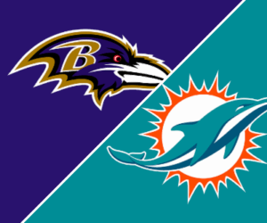 Follow live: Dolphins face Jackson's Ravens