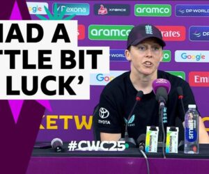 Women’s Cricket World Cup: England v Bangladesh – Heather Knight reaction