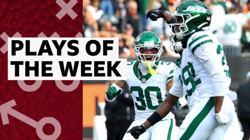 Jets' game winner headlines NFL plays of the week