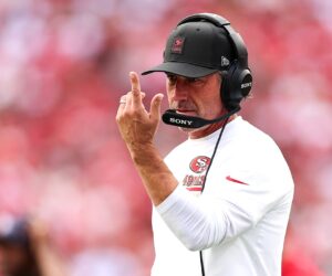 Kyle Shanahan downplays heated sideline spat with 49ers WR Jauan Jennings