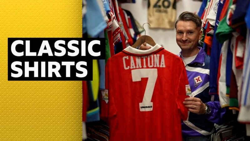 Classic Football Shirts: Doug Bierton talks BBC Sport through collection