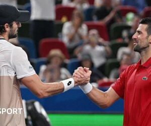 Novak Djokovic knocked out of Shanghai Masters by world number 204 Valentin Vacherot