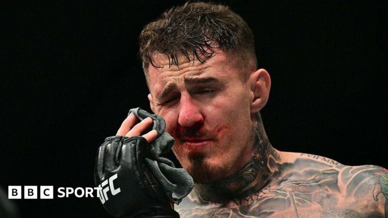 UFC 321 results: Tom Aspinall retains heavyweight title in no contest after eye poke from Ciryl Gane