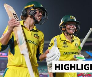 Women’s Cricket World Cup: Australia vs Bangladesh – highlights