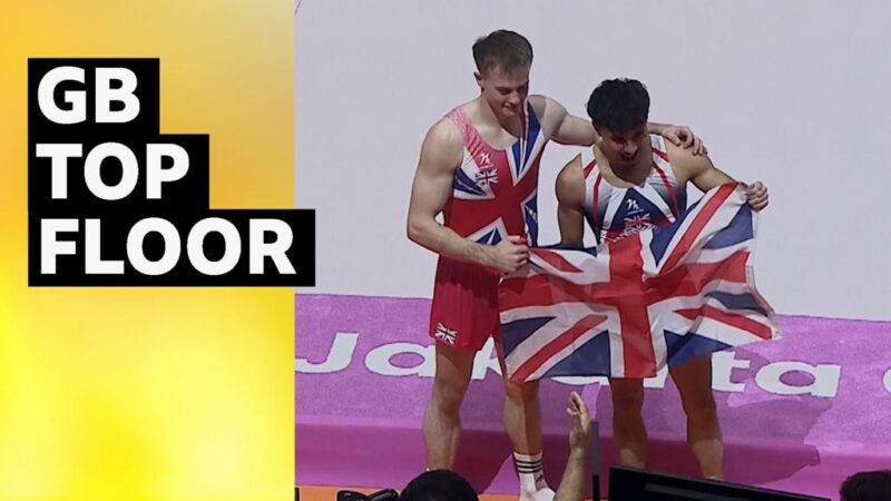 GB's Jarman and Whitehouse win floor gold and silver