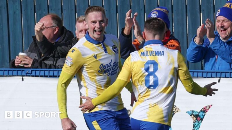 Irish Premiership: Bangor stun Coleraine as Dungannon Swifts beat Larne