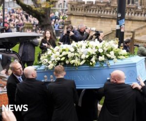 Thousands line streets for Ricky Hatton’s funeral in Manchester