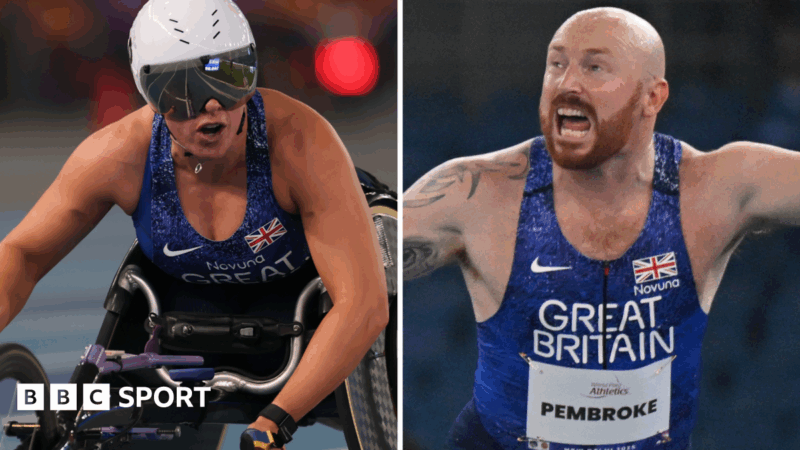 World Para Athletics Championships: GB’s Cockroft & Pembroke win golds