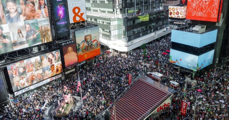 ‘No Kings’ Protests Against Trump Draw Crowds Across U.S. 