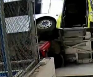 Surveillance video shows El Paso bus explosion