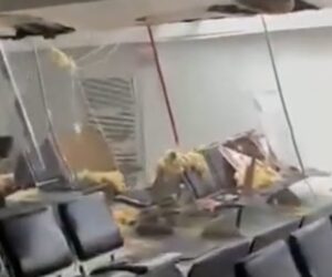 Destruction captured at Jamaica airport after hurricane