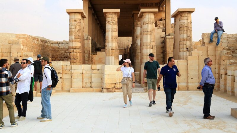 Ancient Egyptian limestone painting stolen from Saqqara necropolis