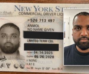 Illegal immigrant carrying blue state license without name arrested in highway bust