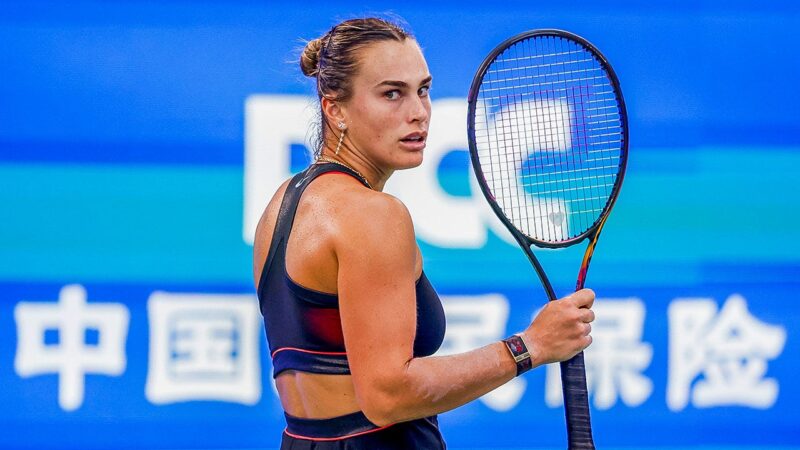 World No. 1 Aryna Sabalenka’s racket throw nearly hits ballboy at Wuhan Open