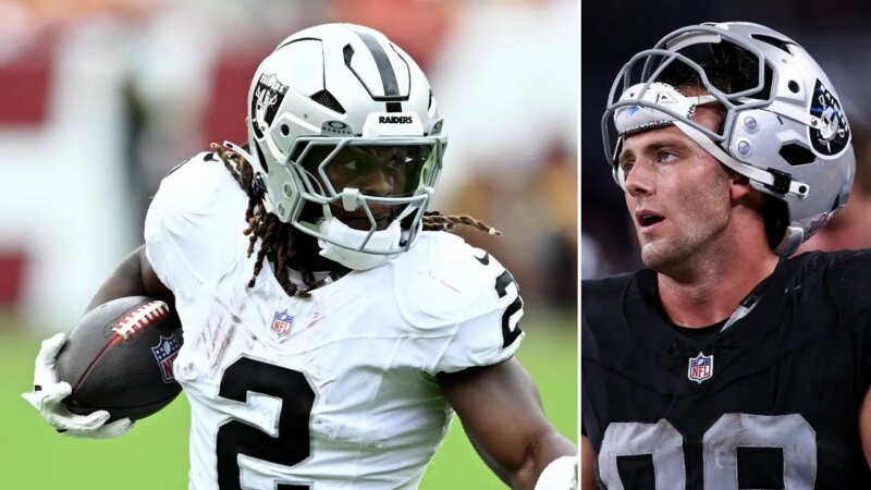 Raiders’ Brock Bowers gives NFL rookie advice to running back Ashton Jeanty