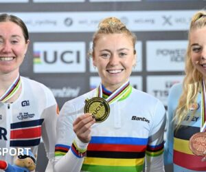 World Track Cycling Championships: Katie Archibald wins silver medal as GB women take team pursuit bronze
