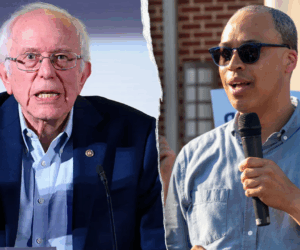 Sanders silent on whether candidate should be disqualified over violent messages