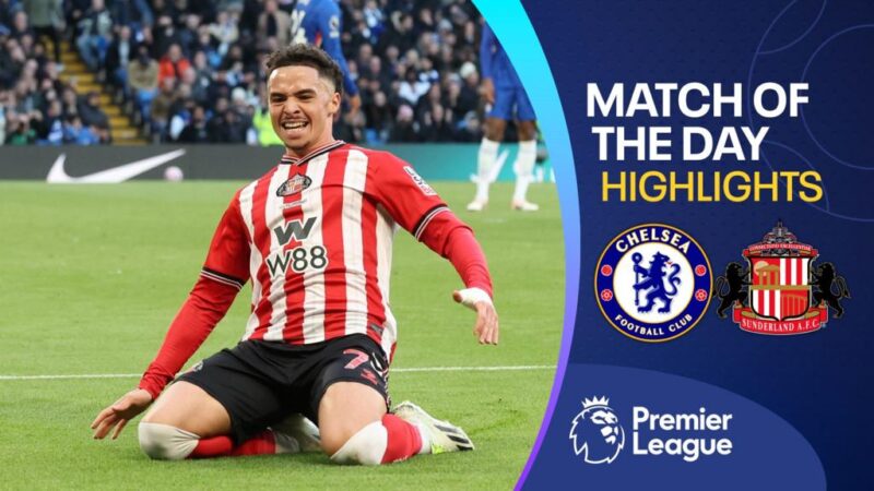 Sunderland go second after late winner at Chelsea