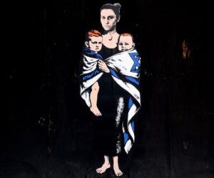 Memorial mural for Hamas victims Bibas family vandalized in Milan