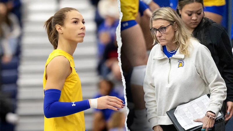 Ex-SJSU volleyball opens up on lawsuit against school after trans scandal