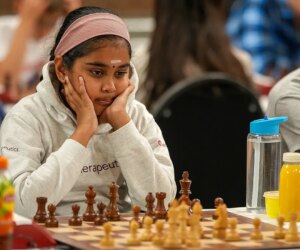 10-year-old chess prodigy Bodhana Sivanandan defeats another grandmaster
