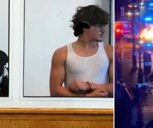 Two men released on bail after Boston street takeover, police cruiser torched
