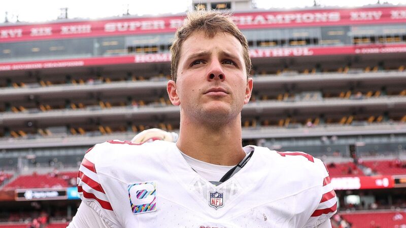 49ers’ Brock Purdy out with toe injury; Mac Jones to start vs. Rams