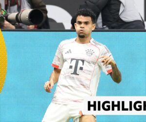 Bundesliga highlights: Luis Diaz scores in 15 seconds & Harry Kane breaks record as Bayern beat Frankfurt