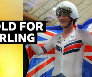 Track Cycling World Championship: Josh Tarling wins gold for Great Britain in points race